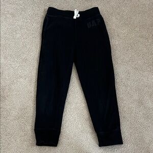 GAP Kids Black Sweatpants with Drawstring